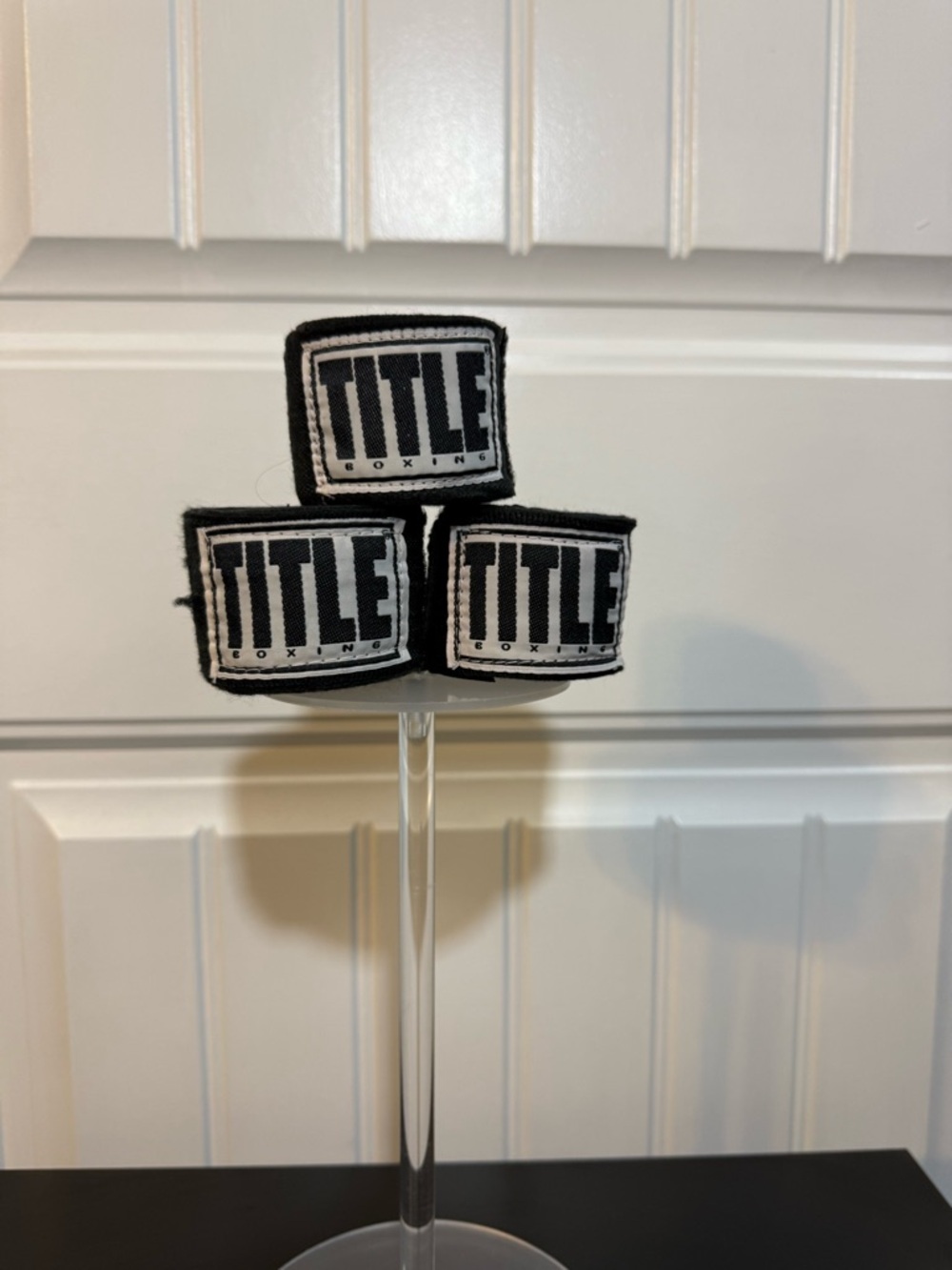 Title Boxing Black Hand Wraps Set of 3 Preowned